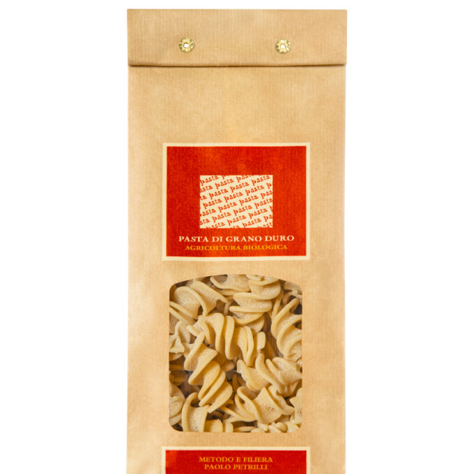 PASTA FUSILLI - CARTONE DA 10 BUSTE DA 500 gr.