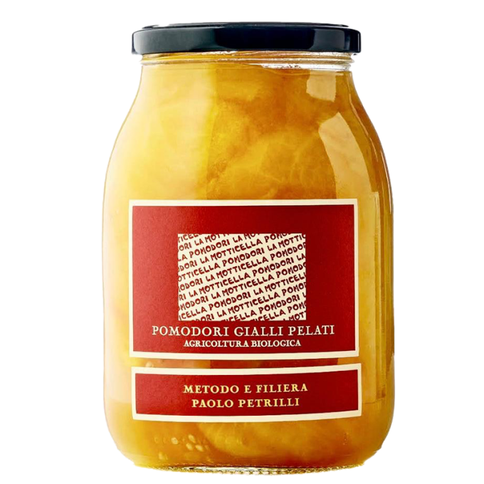 POMODORI GIALLLI PELATI – CARTONE DA 12 VASI DA 1062ML